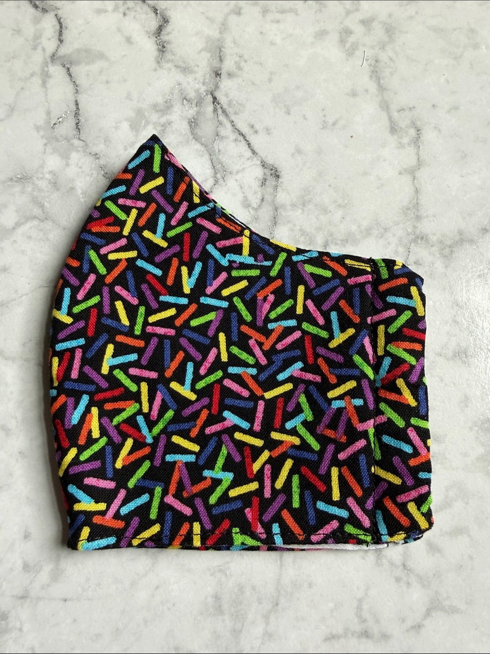 Colorful Sprinkle Print Face Mask - kids